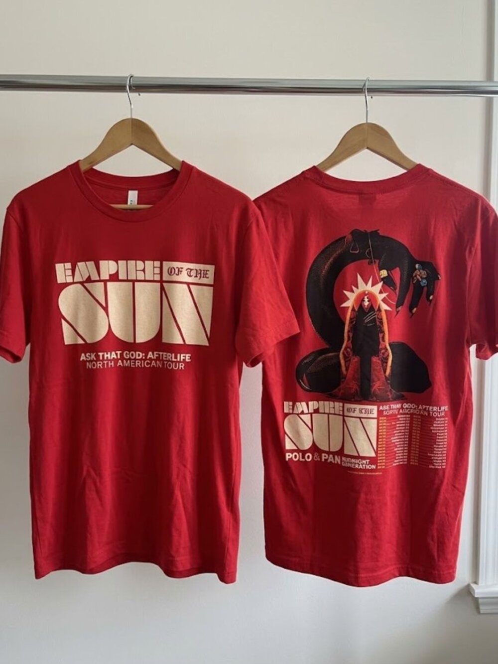 Empire of the Sun Ask That God Afterlife Tour 2026 T-Shirt Reprint